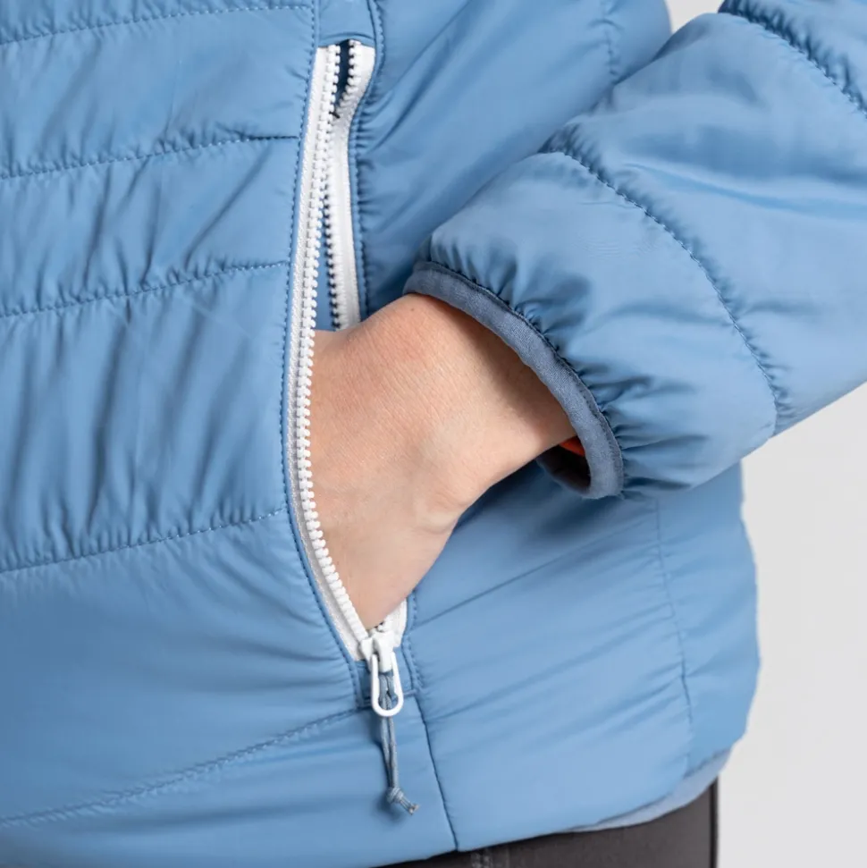 Women's Compresslite VI Hooded Jacket | Teak Blue / Silver Cloud