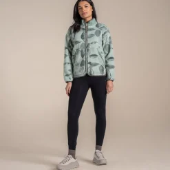 Women's Dante Full Zip Fleece | Sage Print