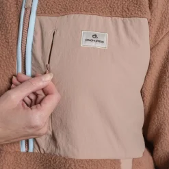 Women's Grange Half Zip Fleece | Umber