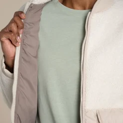 Women's Jamea Hybrid Insulating Jacket | Ecru / Stone