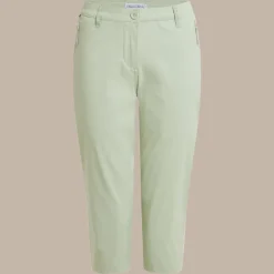 Women's Kiwi Pro II Crop Trousers | Bud Green