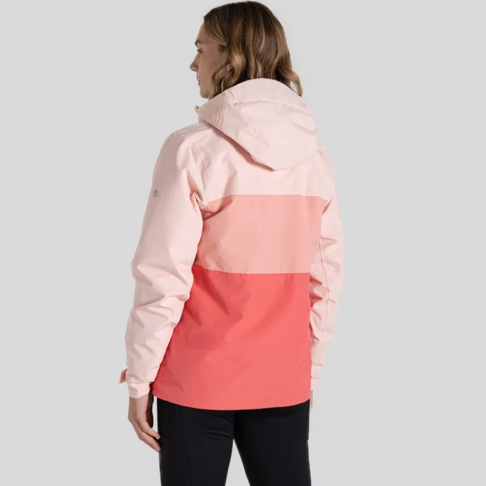 Women's Kora Waterproof Jacket | Pink Peach / Sunset Haze / Deep Coral