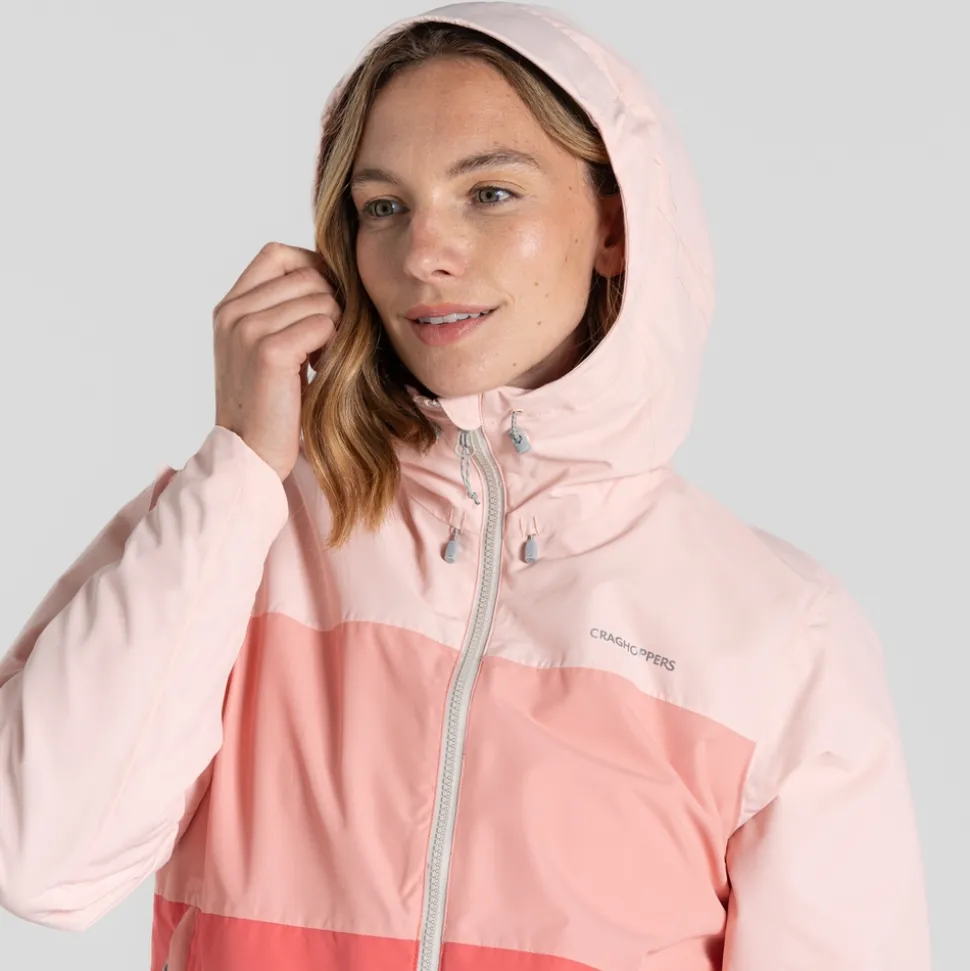 Women's Kora Waterproof Jacket | Pink Peach / Sunset Haze / Deep Coral