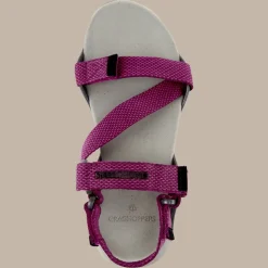 Women's Lady Locke Sandals | Charcoal / Raspberry