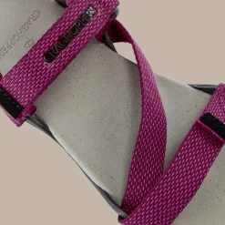 Women's Lady Locke Sandals | Charcoal / Raspberry