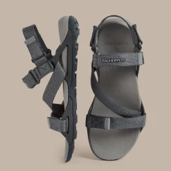 Women's Lady Locke Sandals | Charcoal / Raspberry