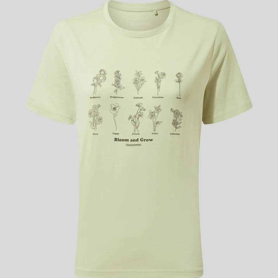 Women's Malibo Short Sleeved T-Shirt | Bud Green Bloom
