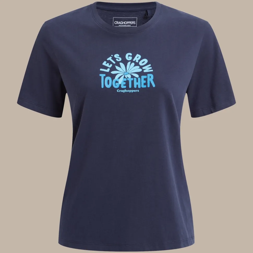 Women's Malibo Short Sleeved T-Shirt | Blue Navy Grow
