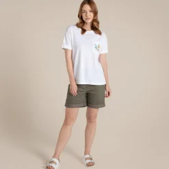 Women's Maya Short Sleeved T-Shirt | White