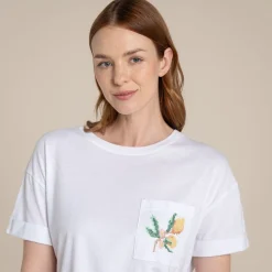 Women's Maya Short Sleeved T-Shirt | White