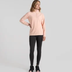 Women's Miska VI Half Zip Fleece | Pink Peach