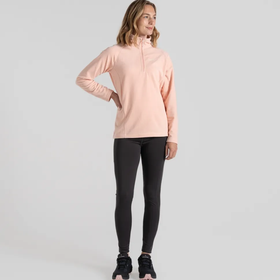 Women's Miska VI Half Zip Fleece | Pink Peach