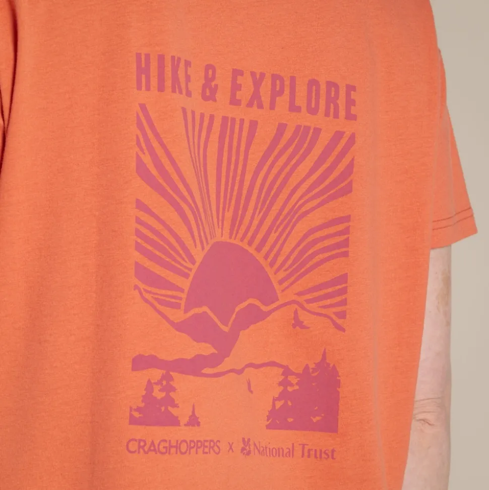 Women's National Trust Bistort Short Sleeved T-Shirt | Red Sandstone
