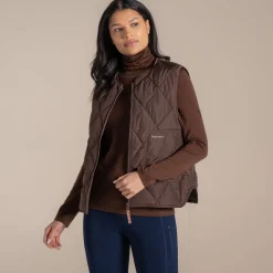 Women's National Trust Borage Vest | Dark Truffle