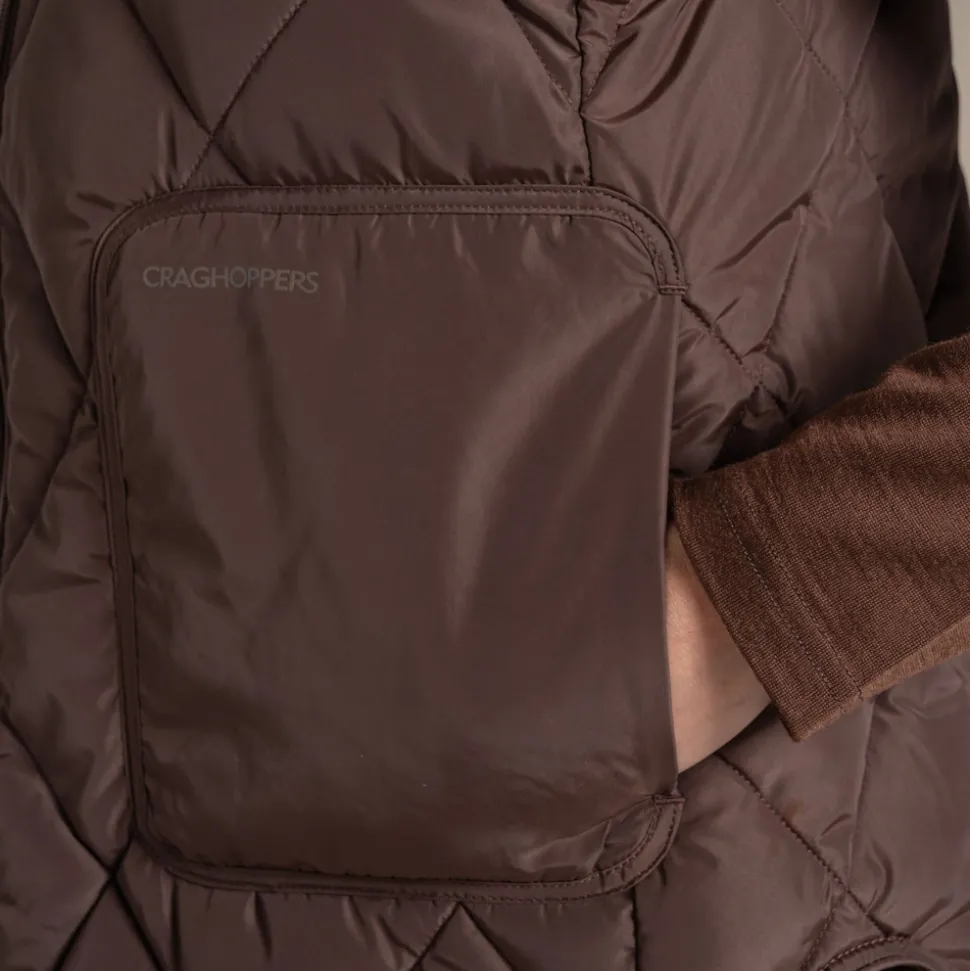 Women's National Trust Borage Vest | Dark Truffle