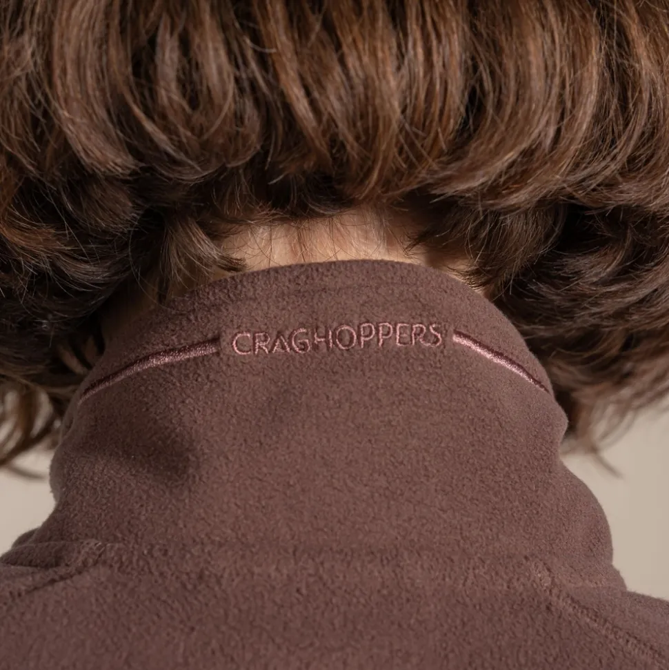 Women's National Trust Miska Half Zip Fleece | Dark Truffle
