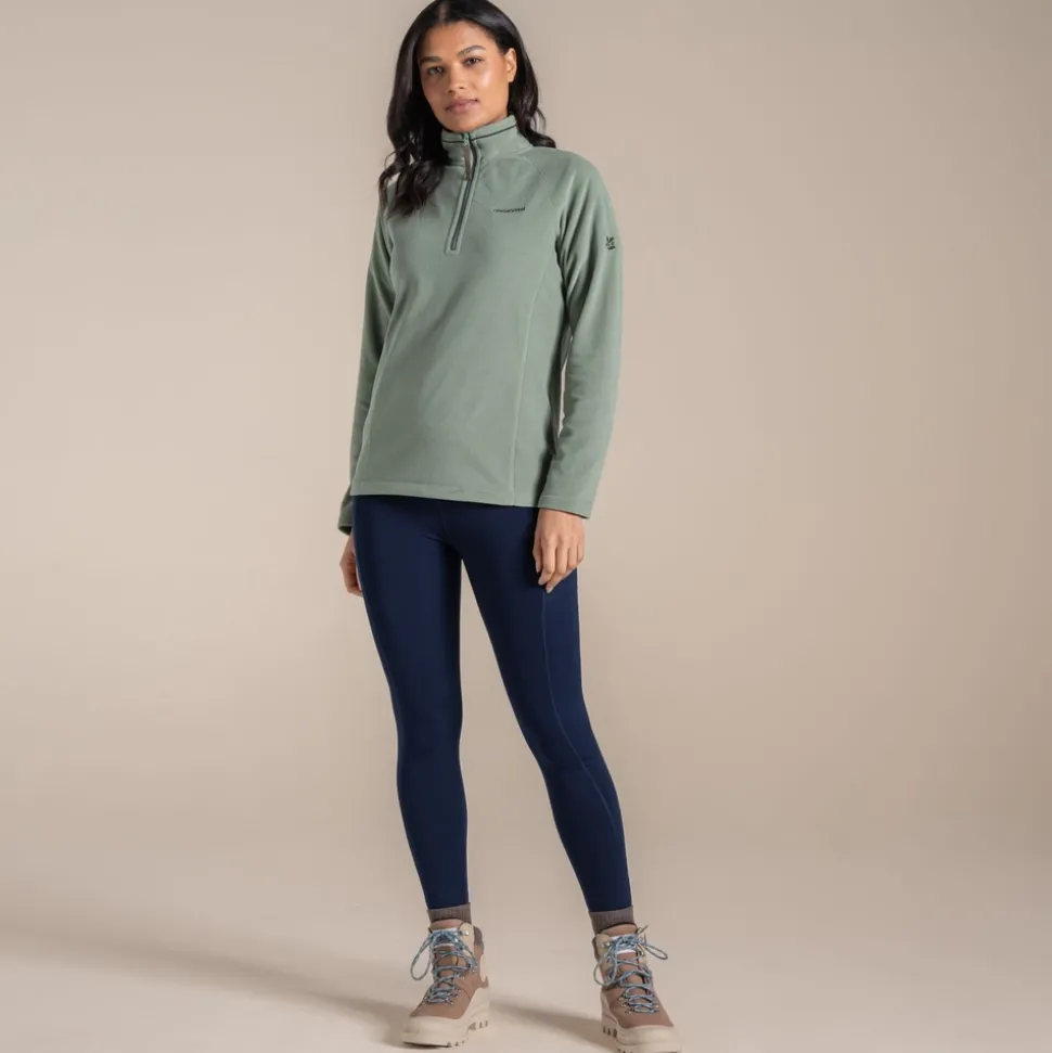 Women's National Trust Miska Half Zip Fleece | Sage