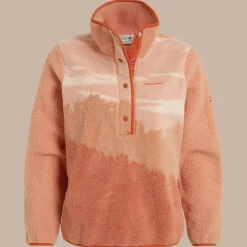 Women's National Trust Rosemary Overhead Fleece | Clay Print