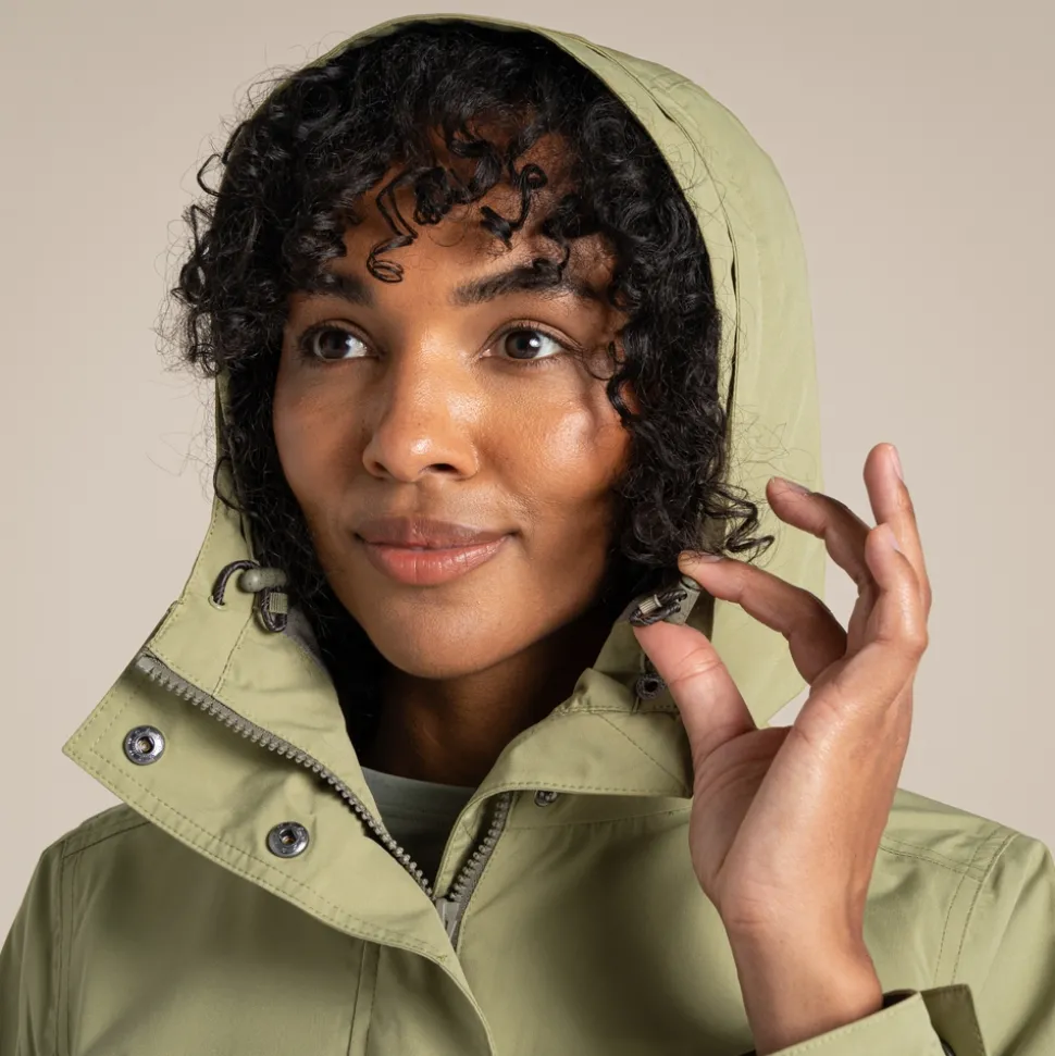 Women's National Trust Tambrook Waterproof Jacket | Clover