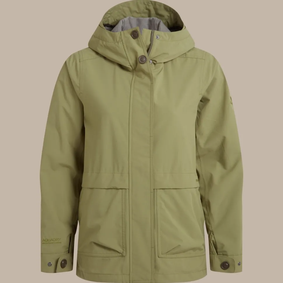 Women's National Trust Tambrook Waterproof Jacket | Clover