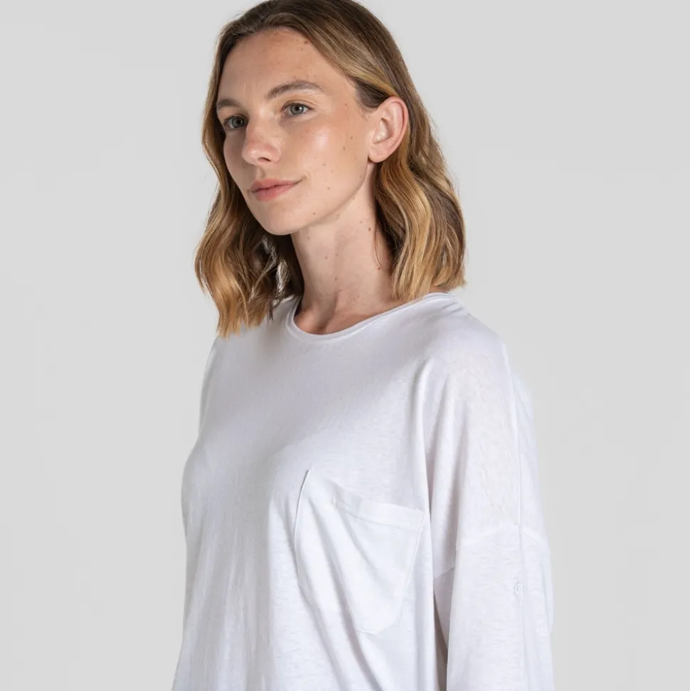 Women's Nosibotanical Emere Long Sleeved Top | White