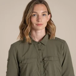 Women's NosiLife Adventure Long Sleeved Shirt III | Wild Olive
