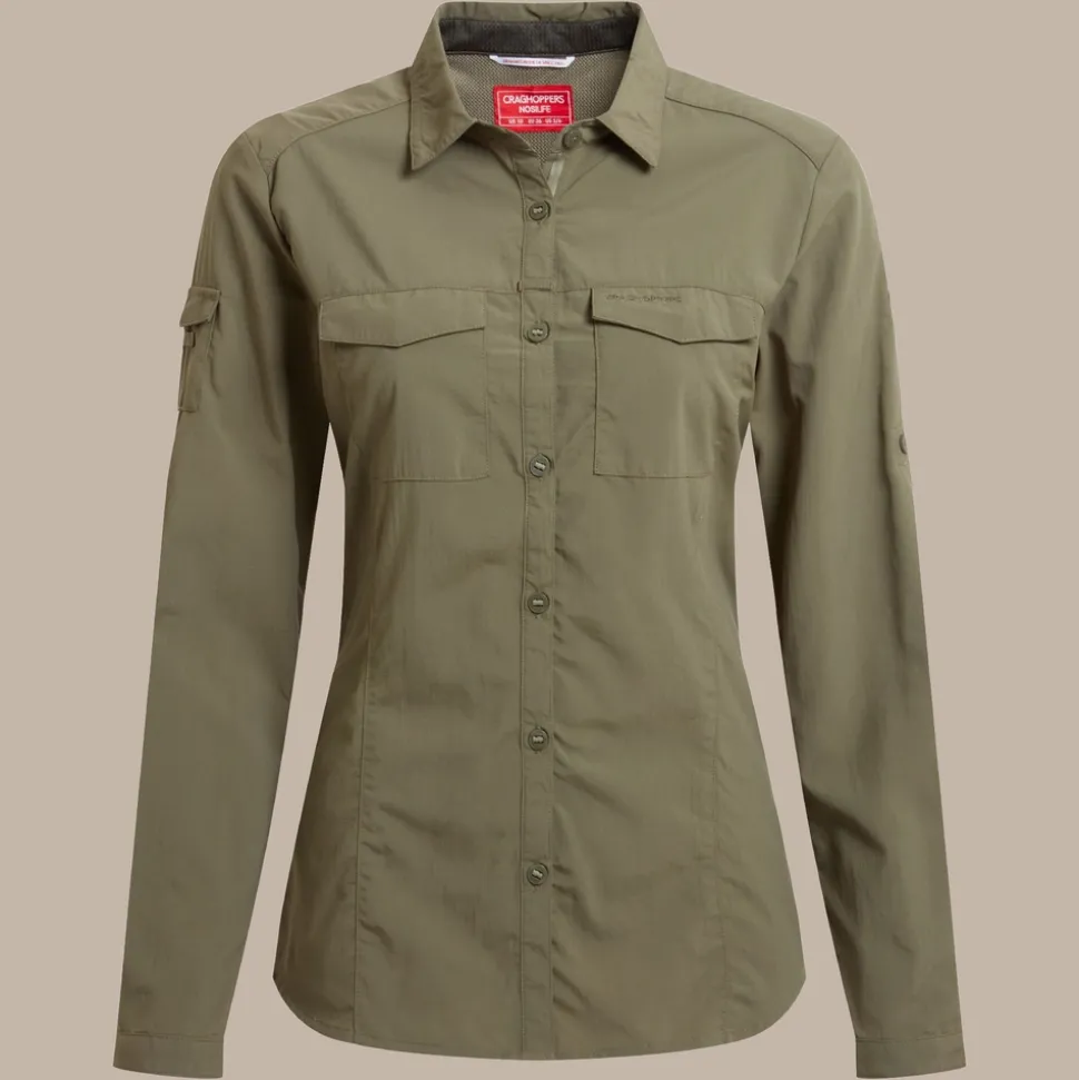 Women's NosiLife Adventure Long Sleeved Shirt III | Wild Olive