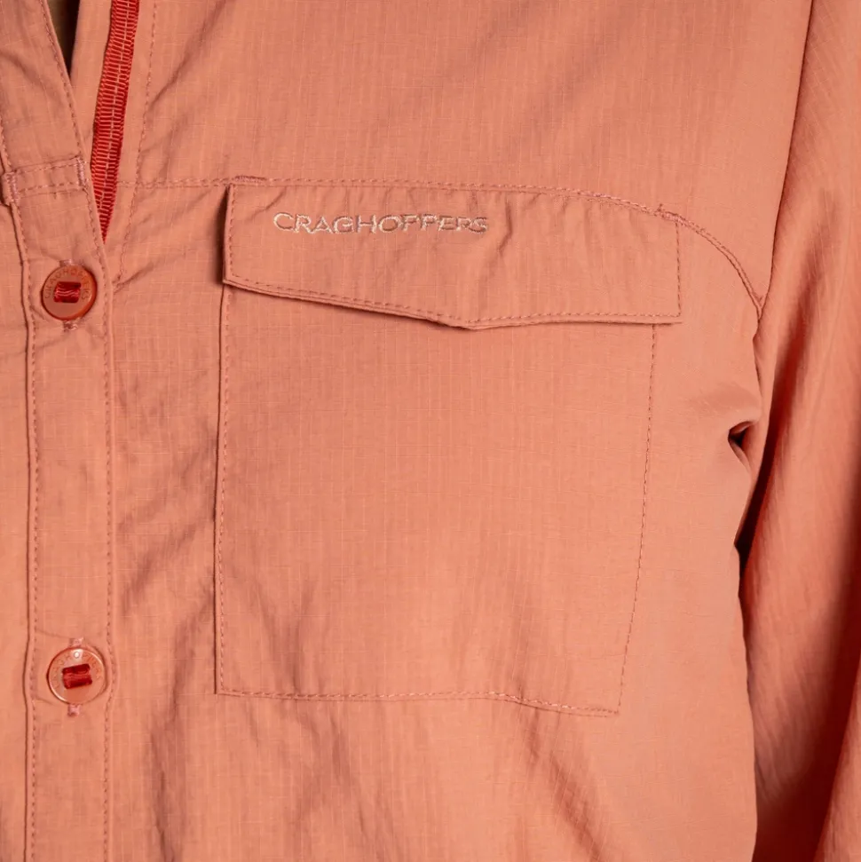 Women's NosiLife Adventure Long Sleeved Shirt III | Red Sandstone