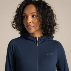 Women's NosiLife Afia Hooded Jacket | Blue Navy
