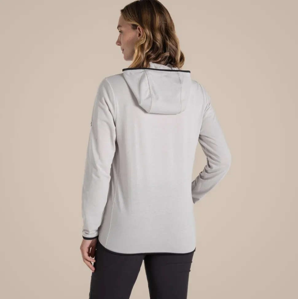 Women's NosiLife Afia Hooded Jacket | Light Grey Marl
