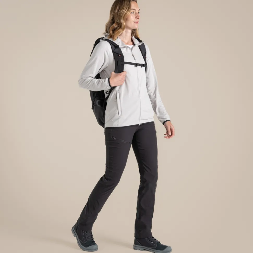 Women's NosiLife Afia Hooded Jacket | Light Grey Marl
