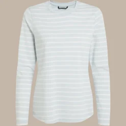 Women's NosiLife Akona Long Sleeved Top | Nimbus Blue Stripe