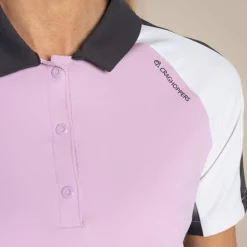 Women's NosiLife Hazelmere Golf Short Sleeved Polo Top | Orchid / White