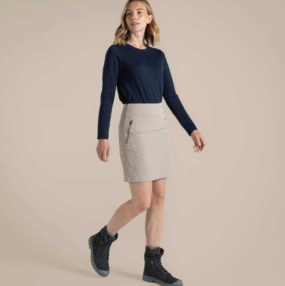 Women's Nosilife Pro Skort II | Soft Mushroom