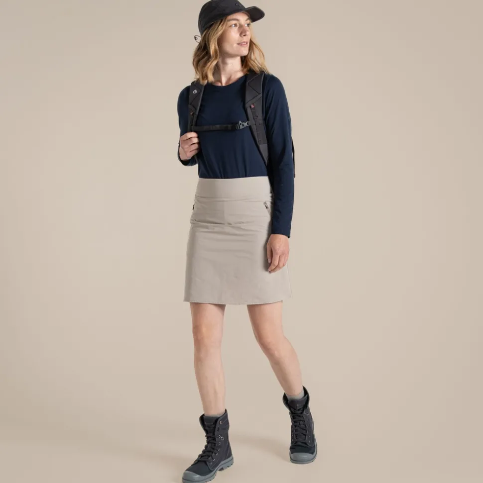 Women's Nosilife Pro Skort II | Soft Mushroom