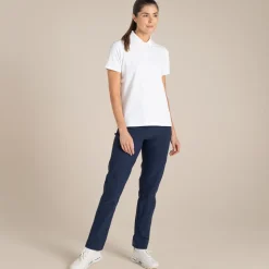 Women's NosiLife Thornbury Golf Short Sleeved Polo Top | White