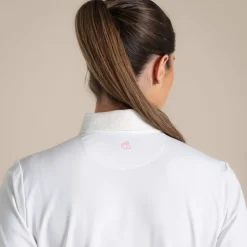 Women's NosiLife Thornbury Golf Short Sleeved Polo Top | White