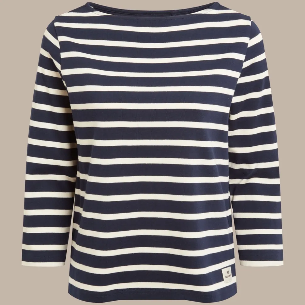 Women's Painne Long Sleeve Top | Blue Navy Stripe