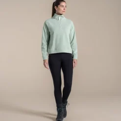 Women's Raja Half Zip Fleece | Iced Matcha