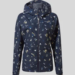 Women's Sariah Waterproof Jacket | Blue Navy Print