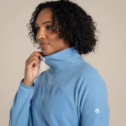 Womens' Selina Half Zip Fleece | Seaside Blue