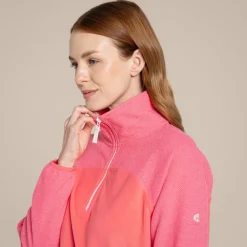 Womens' Selina Half Zip Fleece | Coarl Reef