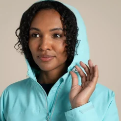 Women's Solla Waterproof Jacket | Aqua Sky