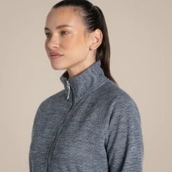 Women's Tarvos Full Zip Fleece | Storm Grey Marl