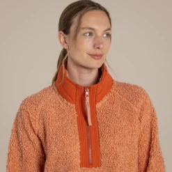 Women's Toro Half Zip Fleece | Clay