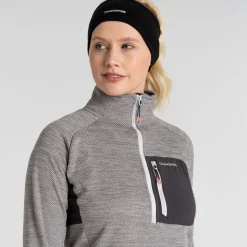 Women's Trina Half Zip Fleece | Silver Cloud
