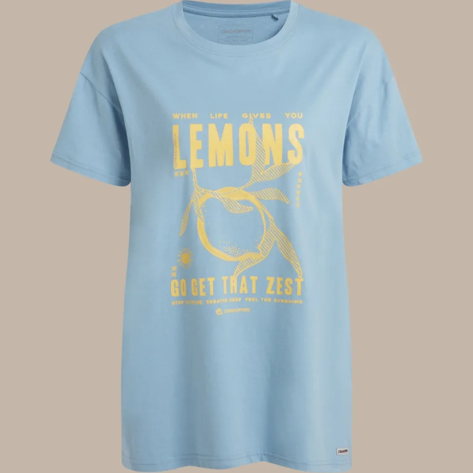 Women's Yago Short Sleeved Top | Nimbus Blue